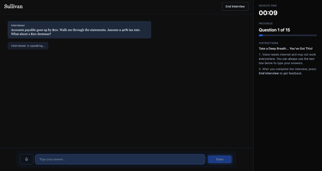 Practice by Voice or Text